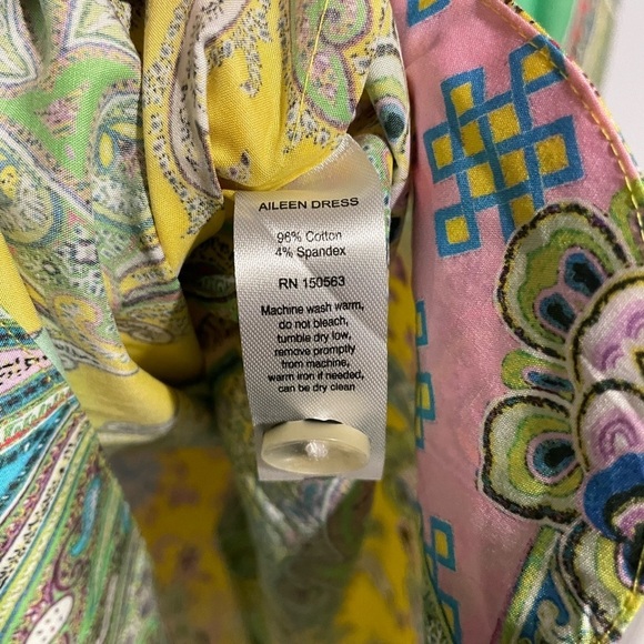 Hinson Wu Aileen Short Sleeve soft combo shirt dress New with Tag Sz Large - Picture 4 of 12